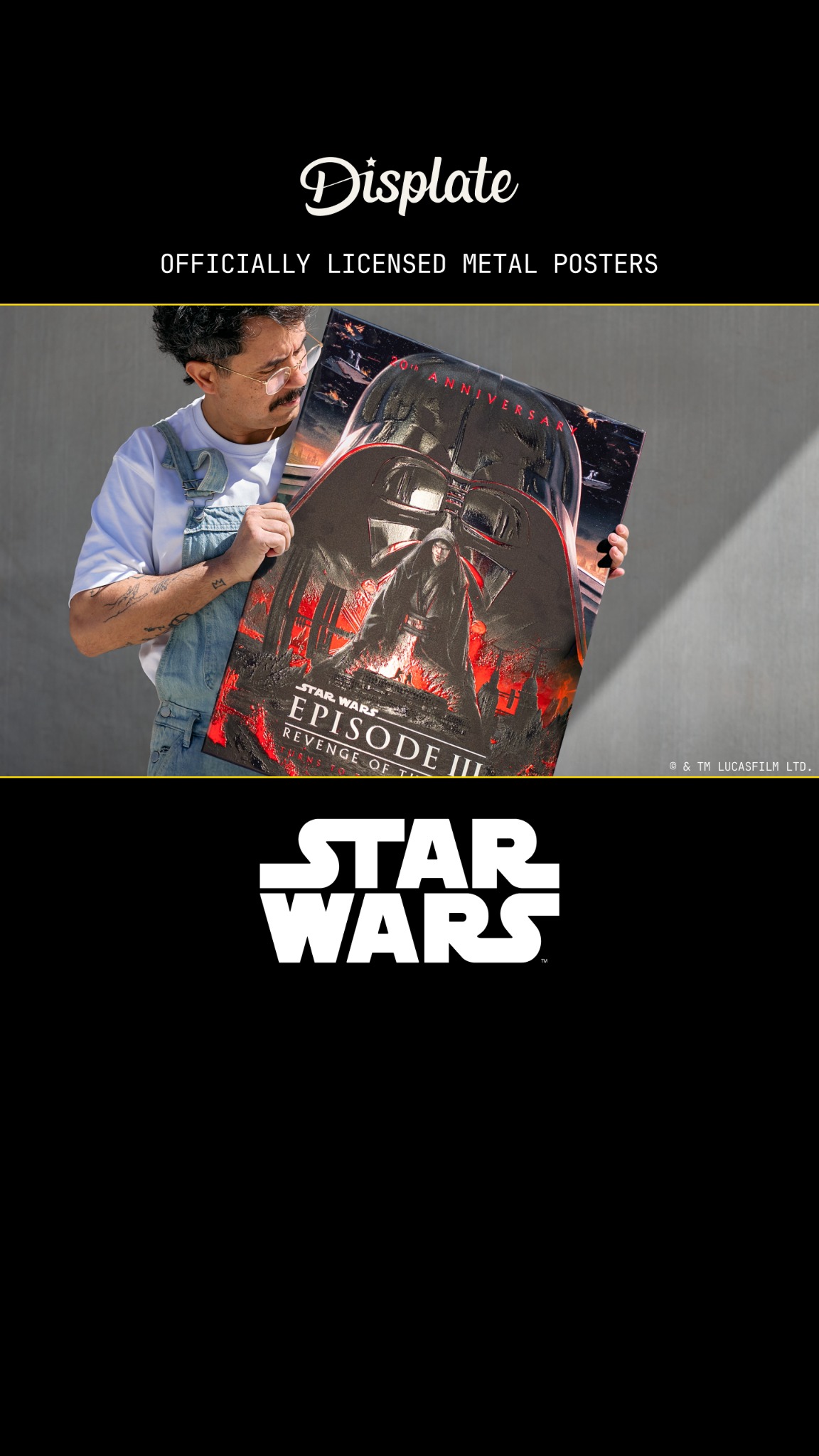Displate Facebook ad