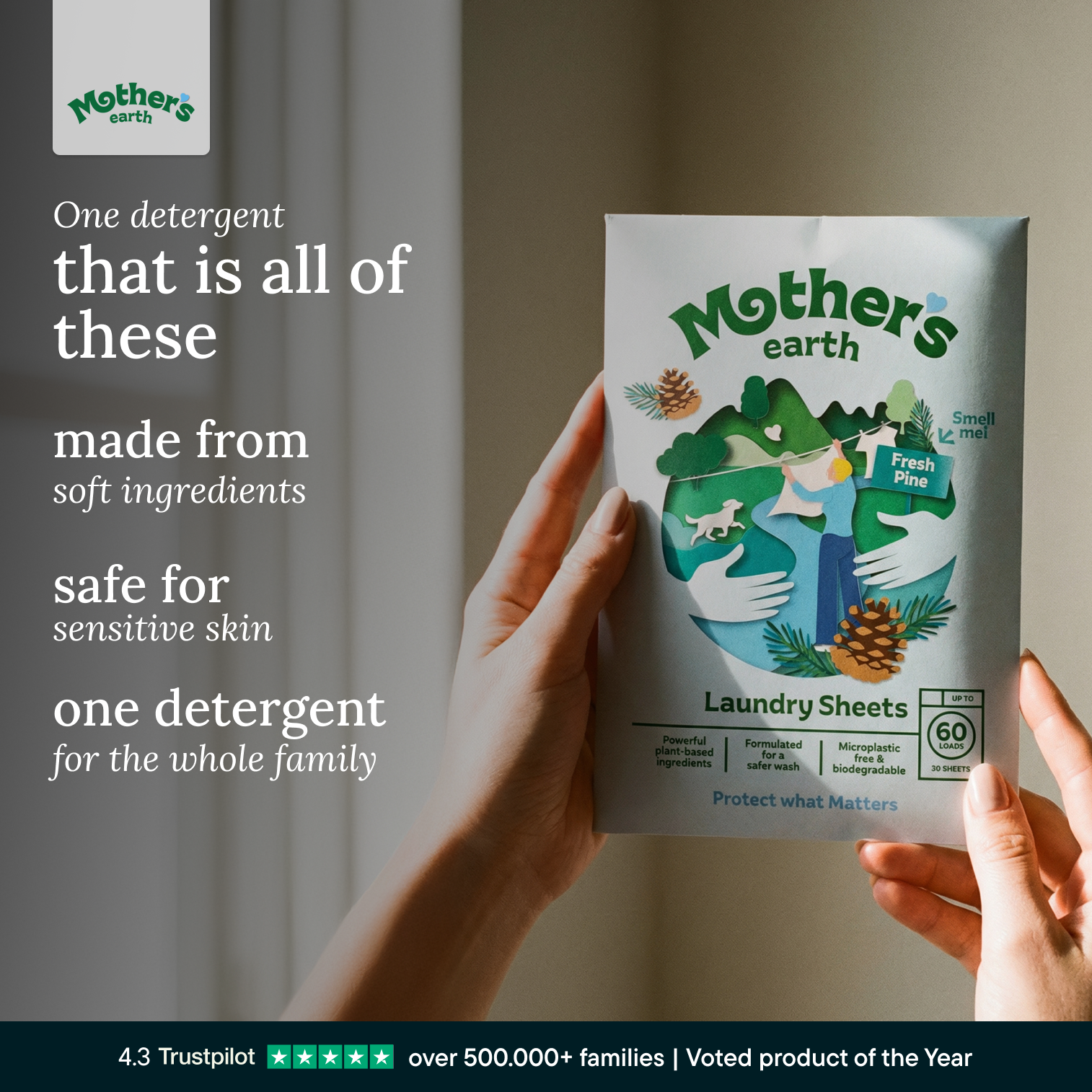 Mothers Earth Facebook ad