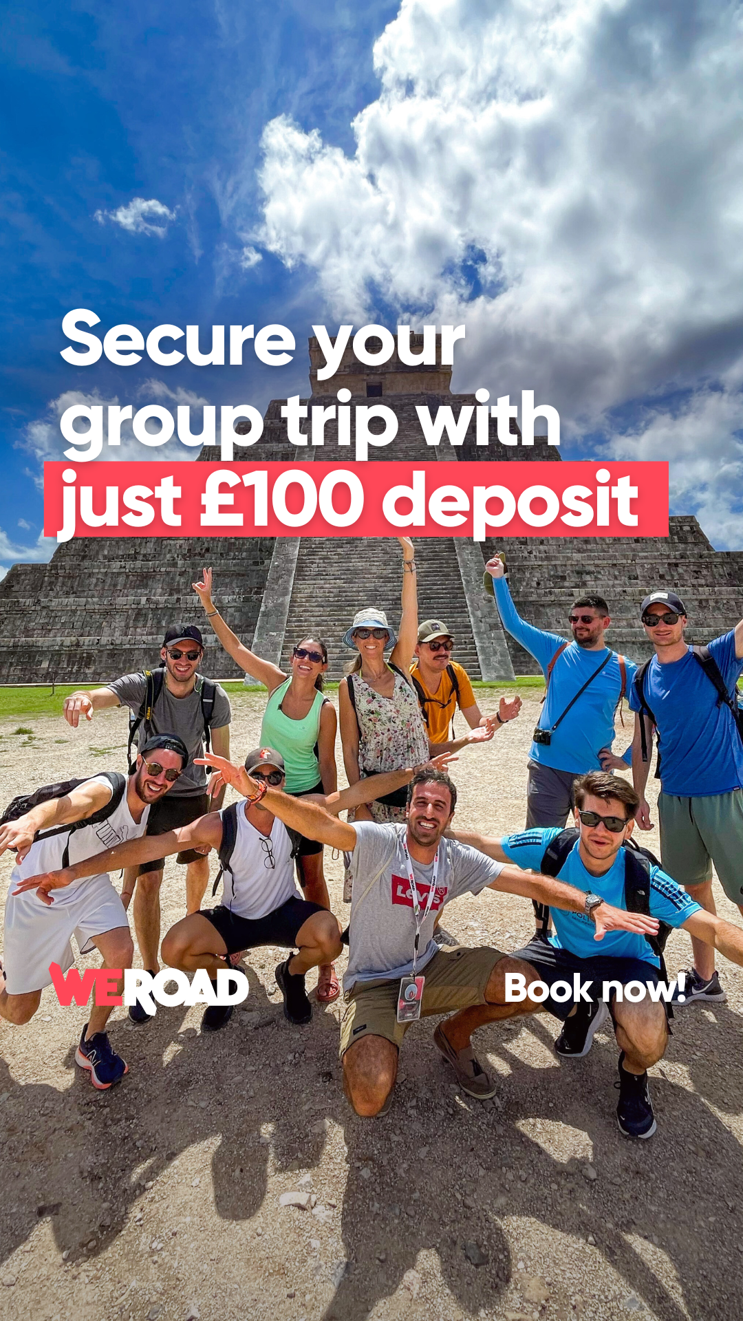 WeRoad Travel Facebook ad