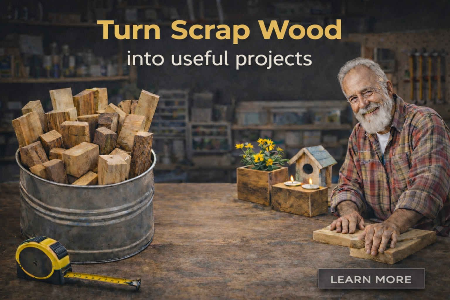 DIY Daily Facebook ad: Professional Woodworking Plans for Real Projects