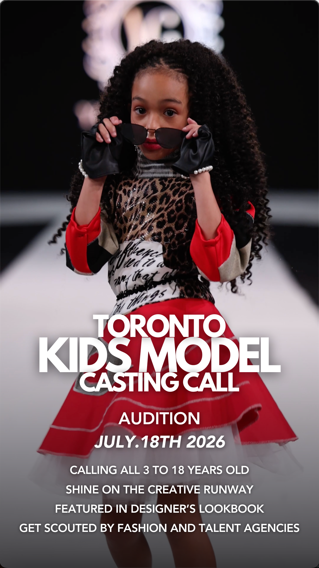 International Kids Runway Facebook ad