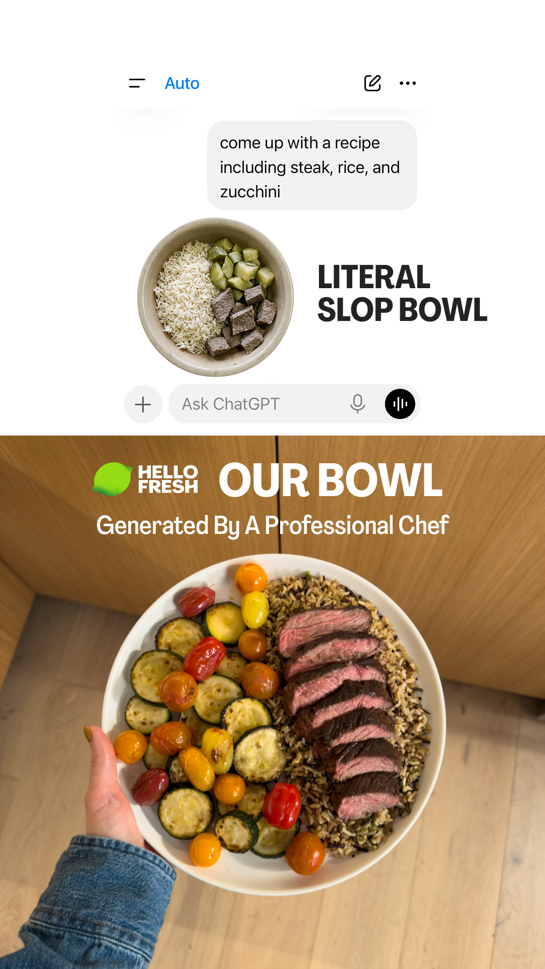 HelloFresh Facebook ad