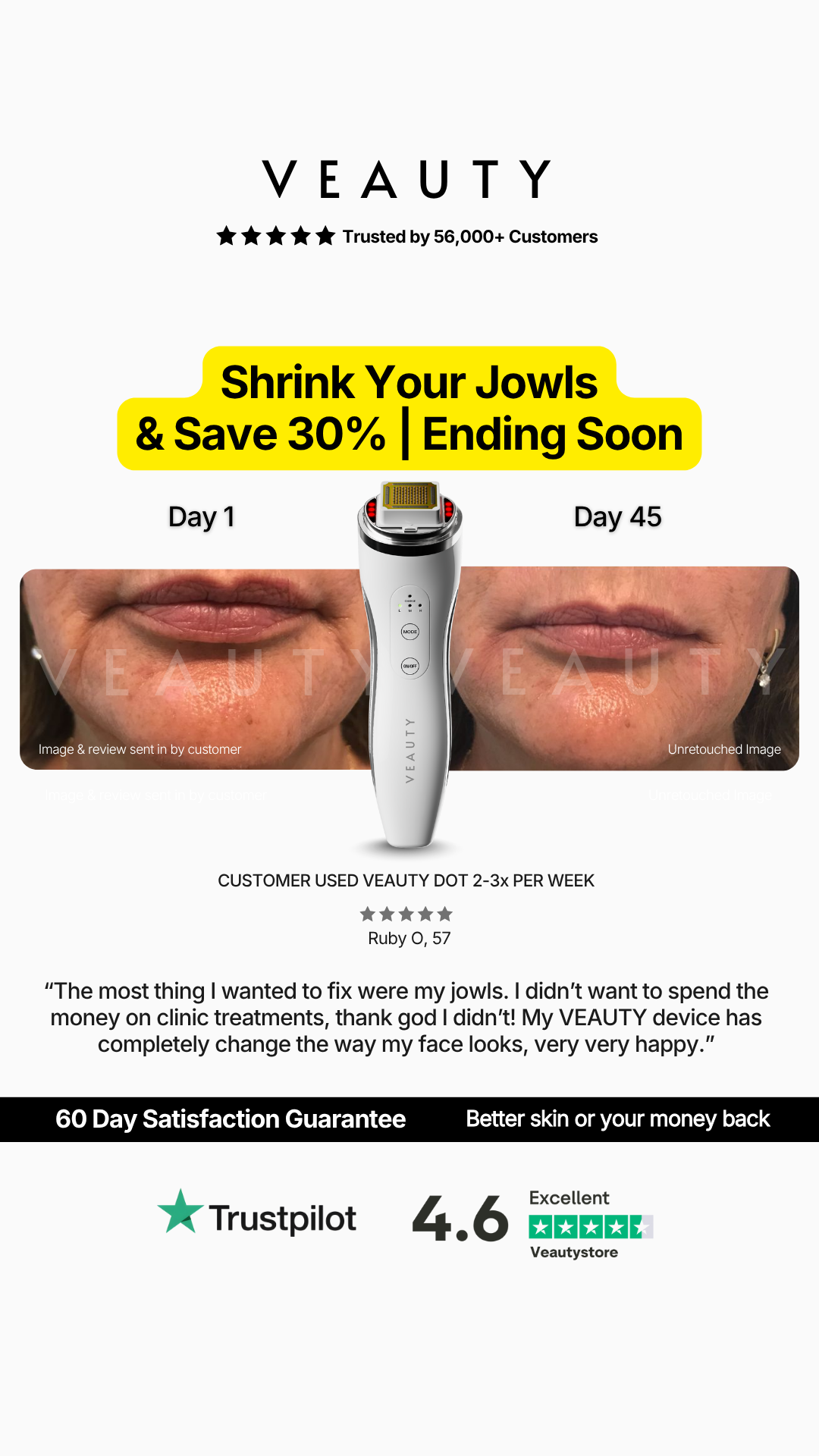 Veauty Facebook ad