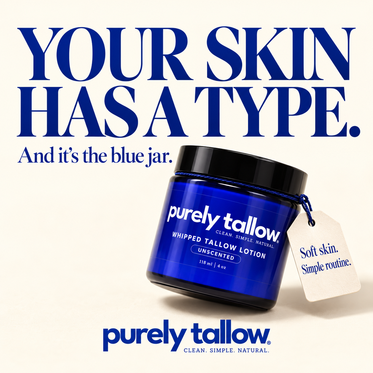 Purely Tallow Skincare Facebook ad: Fall Sale: 15% OFF for a limited time