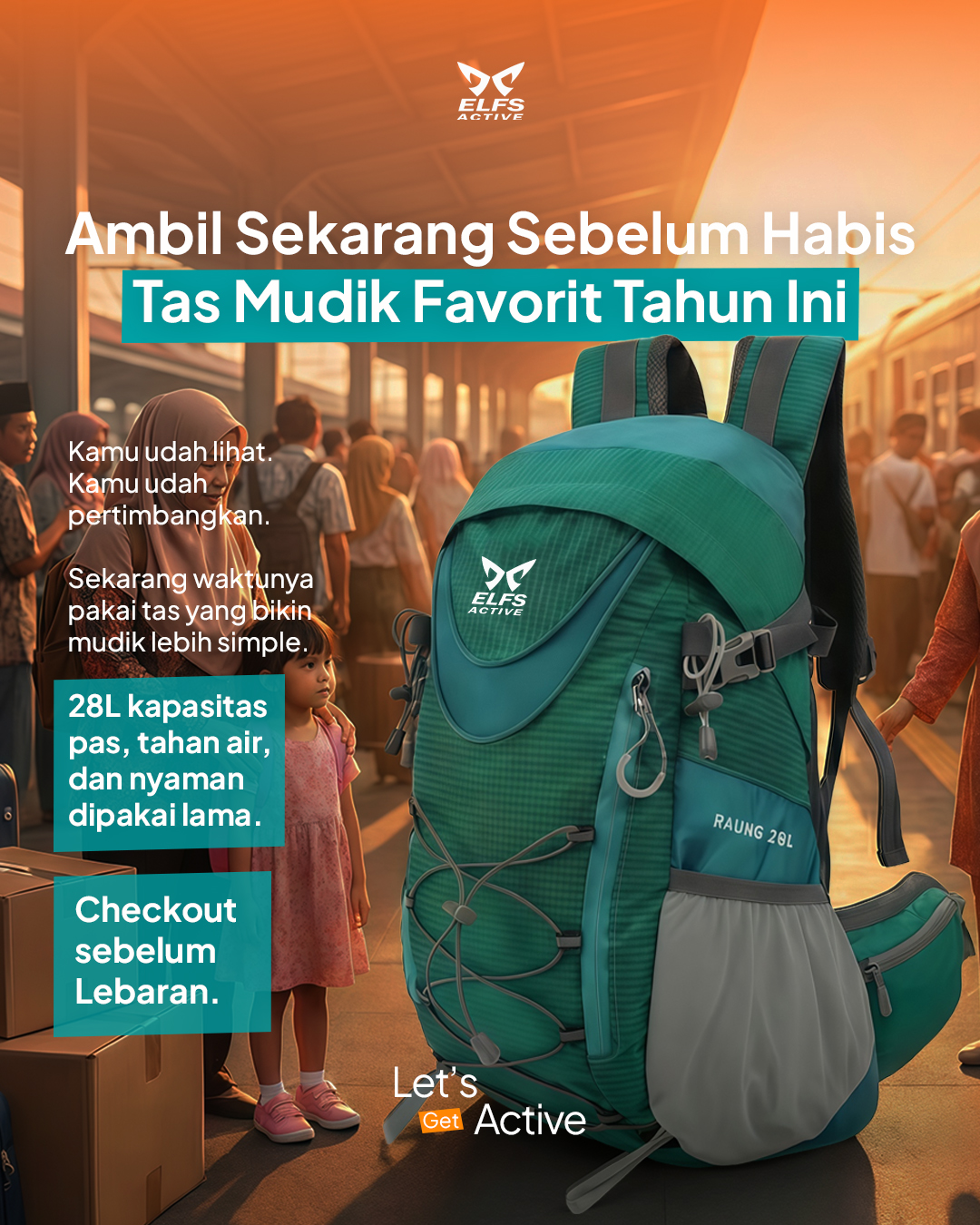Elfs Active Facebook ad: Check Out Sekarang