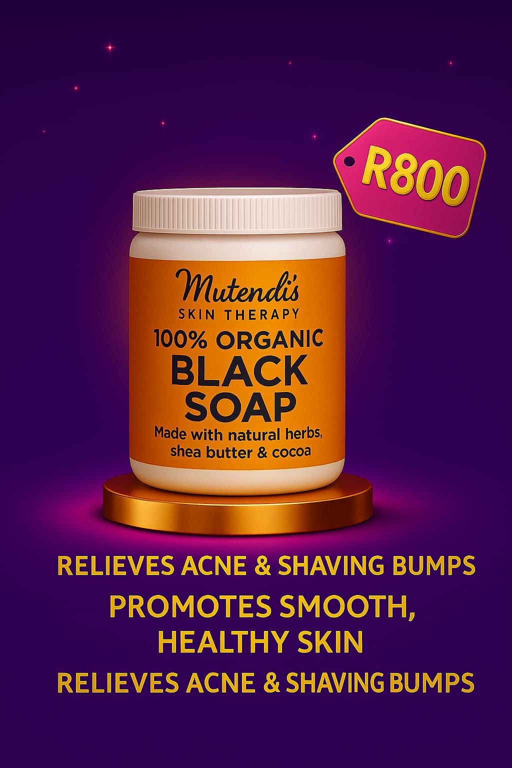 Mutendi's Skin Therapy Facebook ad
