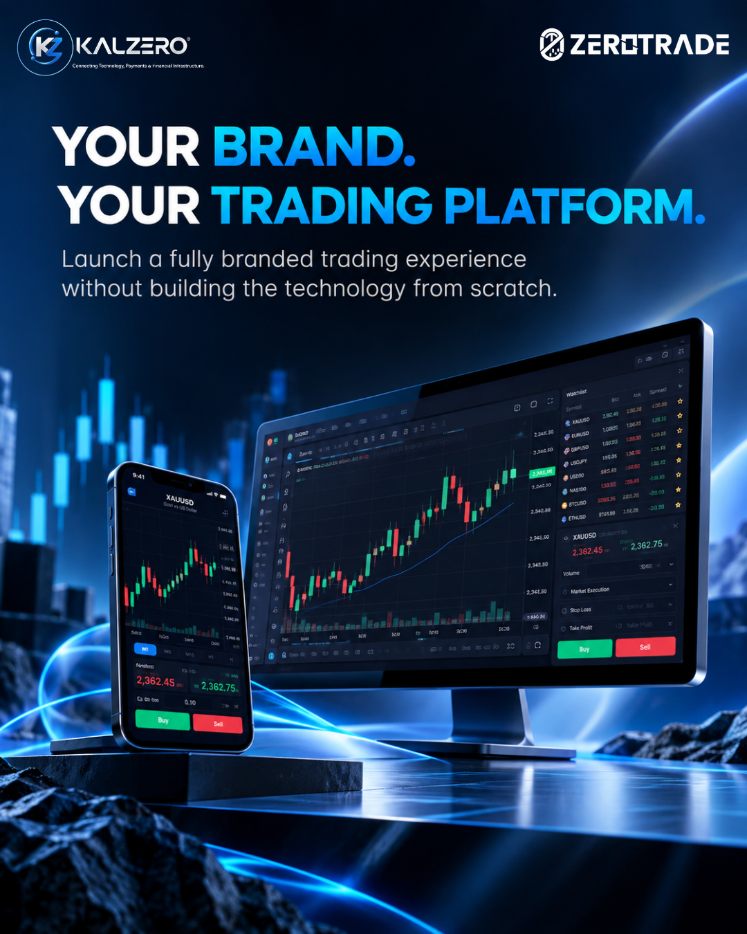 KalZero Facebook ad: Launch Your Own Brokerage in 2 Days