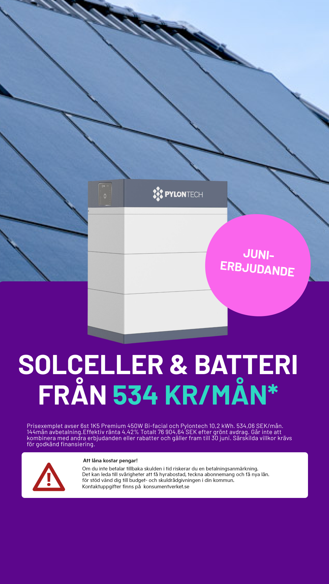 1KOMMA5 Sverige Facebook ad