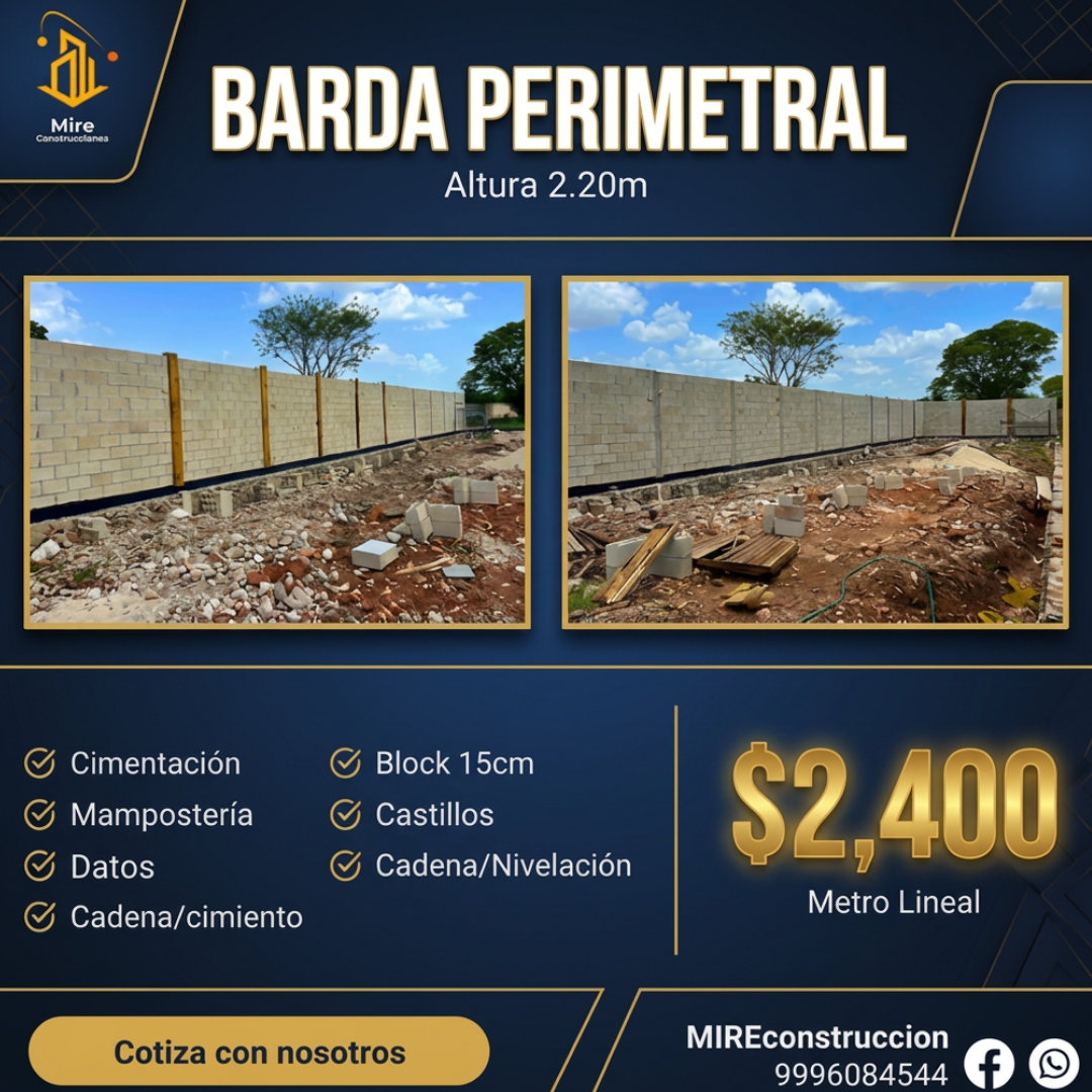 MIREconstruccion Facebook ad: Cotización Personalizada