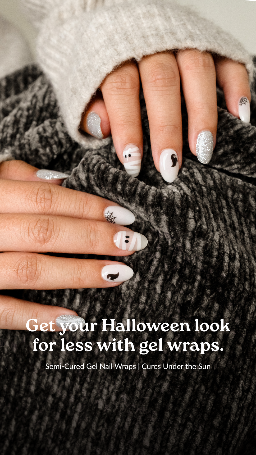 Heyhae Gel Nail Facebook ad: Sun-Cured Gel Nail Wraps