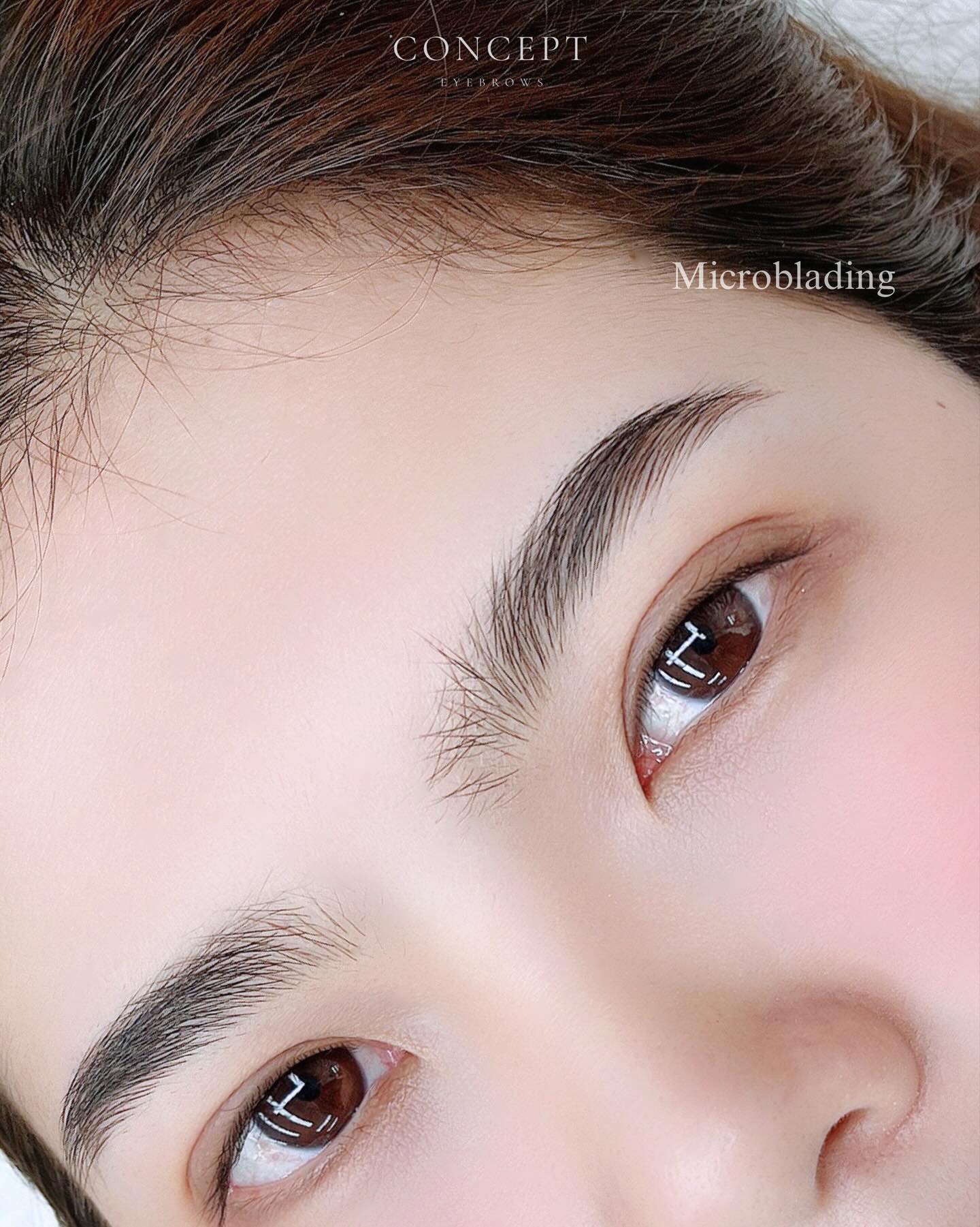 Concept eyebrows Facebook ad