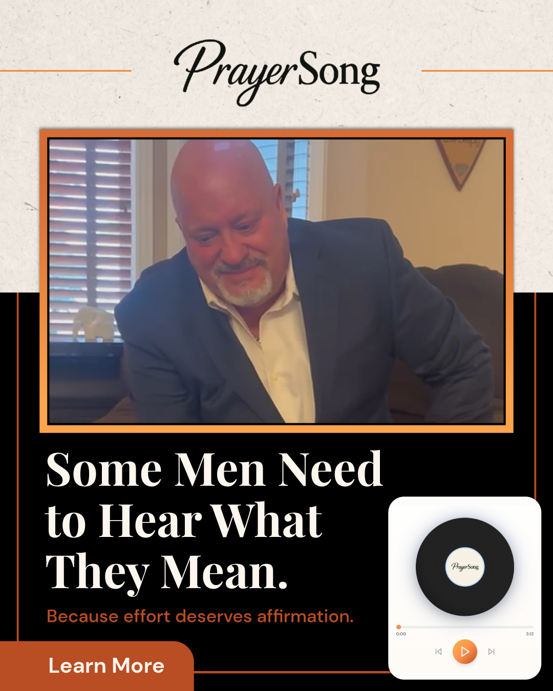 PrayerSong Facebook ad