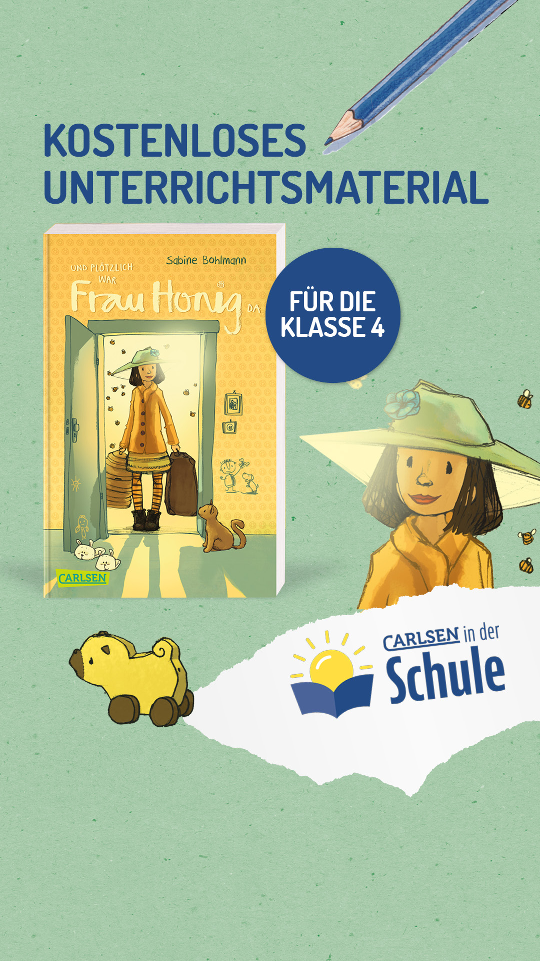 Carlsen Kinderbuch Facebook ad: Carlsen in der Schule: Kostenlose Unterrichtsmaterialien…