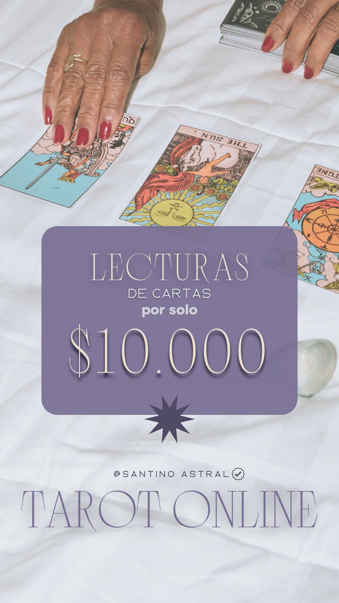 Salvatore Tarot Facebook ad: ¿Dudas en el amor?