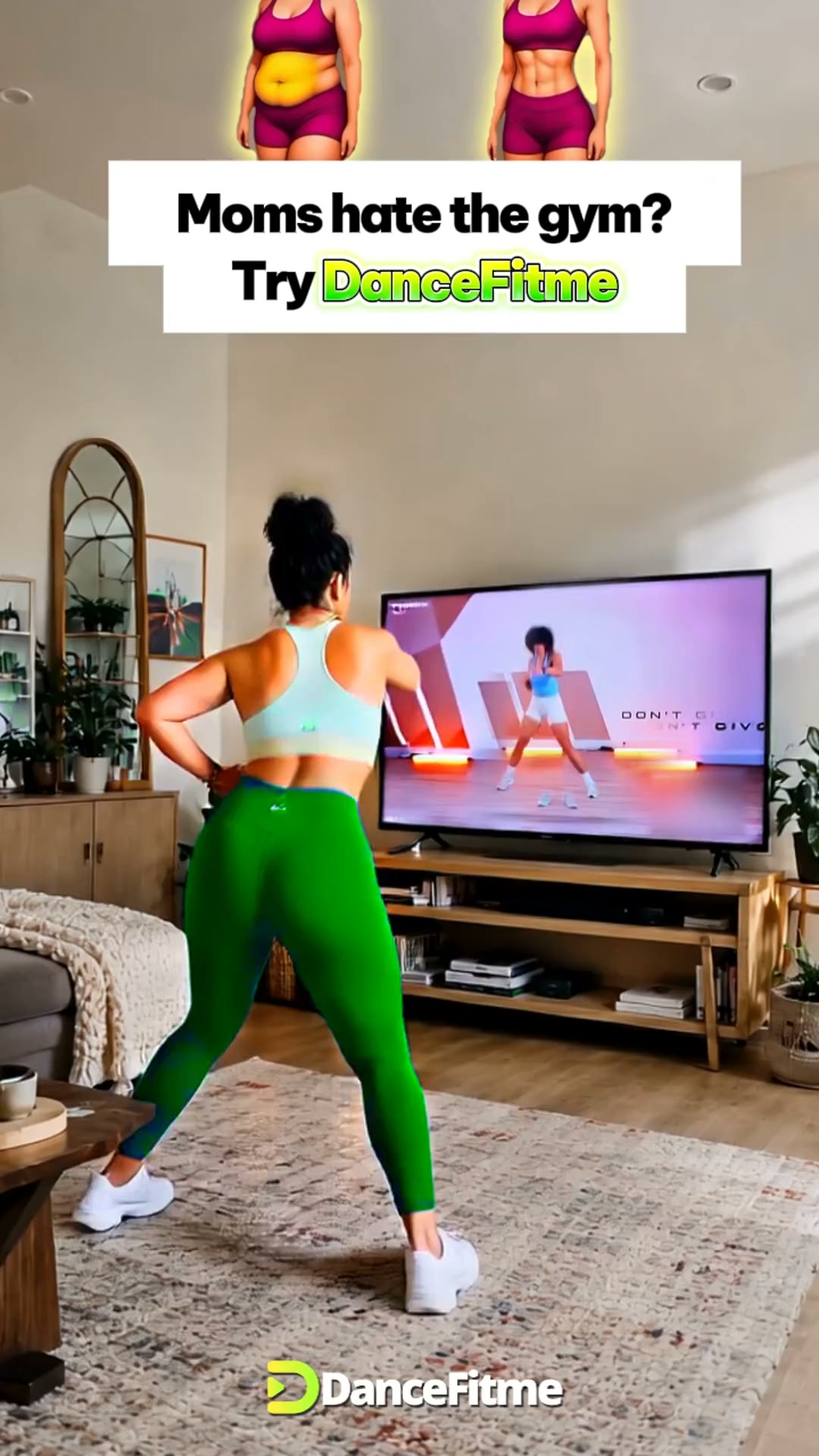 28-Day Fun Weight Loss Challenge Facebook ad: Burn calories Uplift mood!