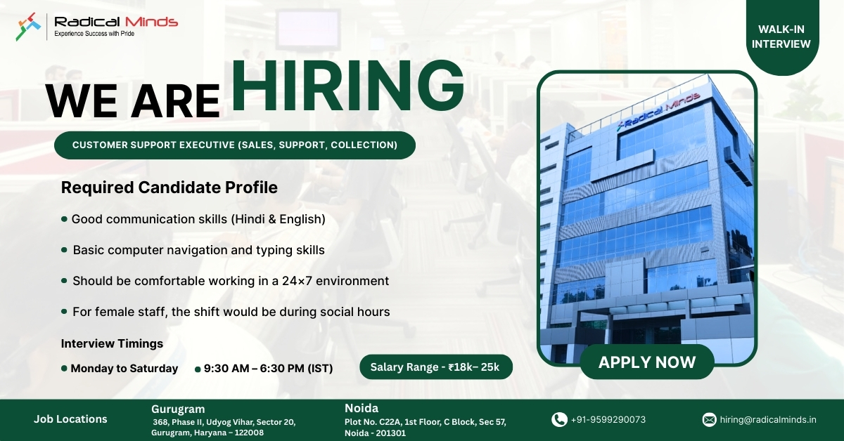 Radical Minds Technologies Pvt. Ltd. Facebook ad from Jan 12, 2026