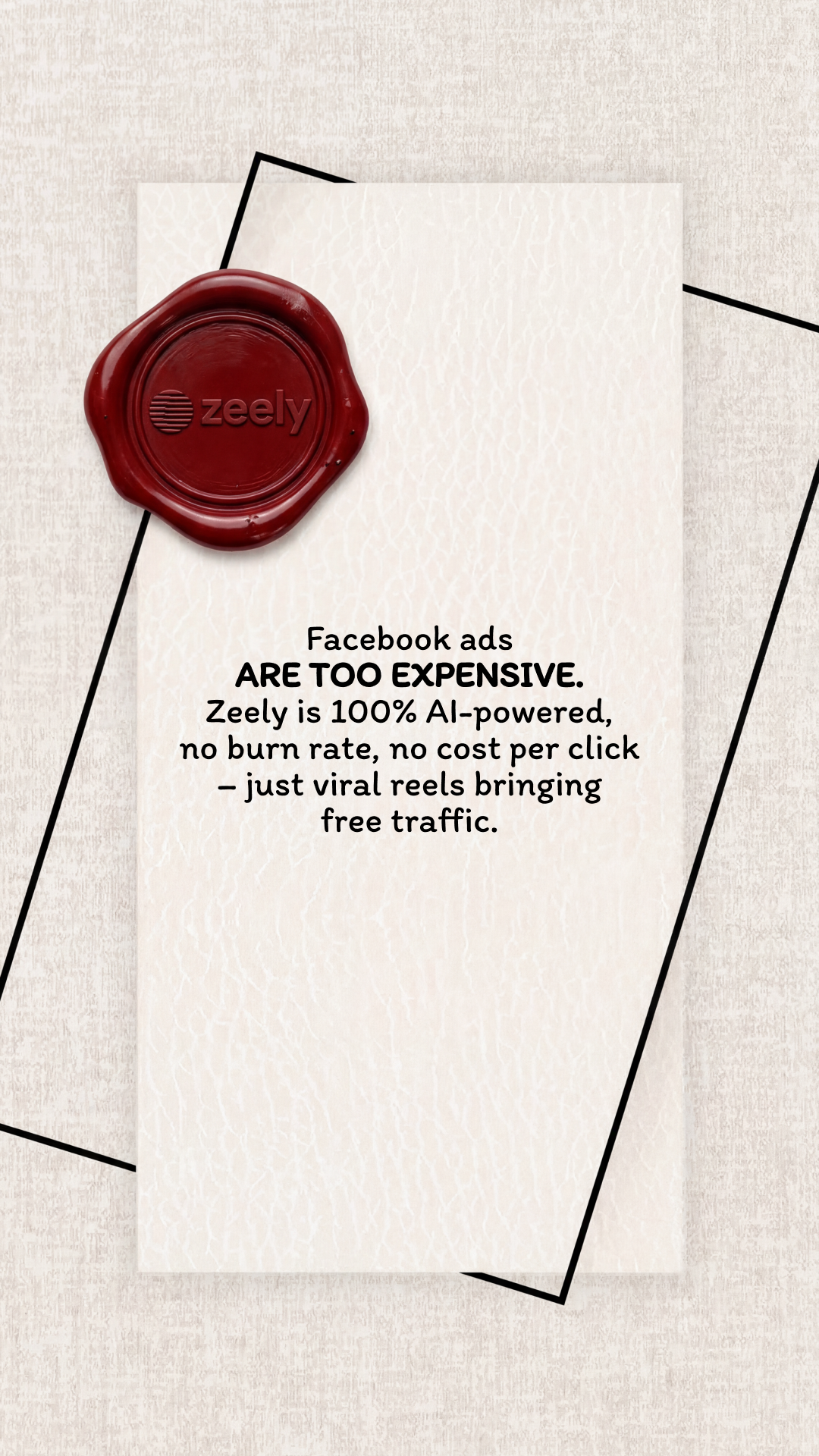 Zeely Facebook ad