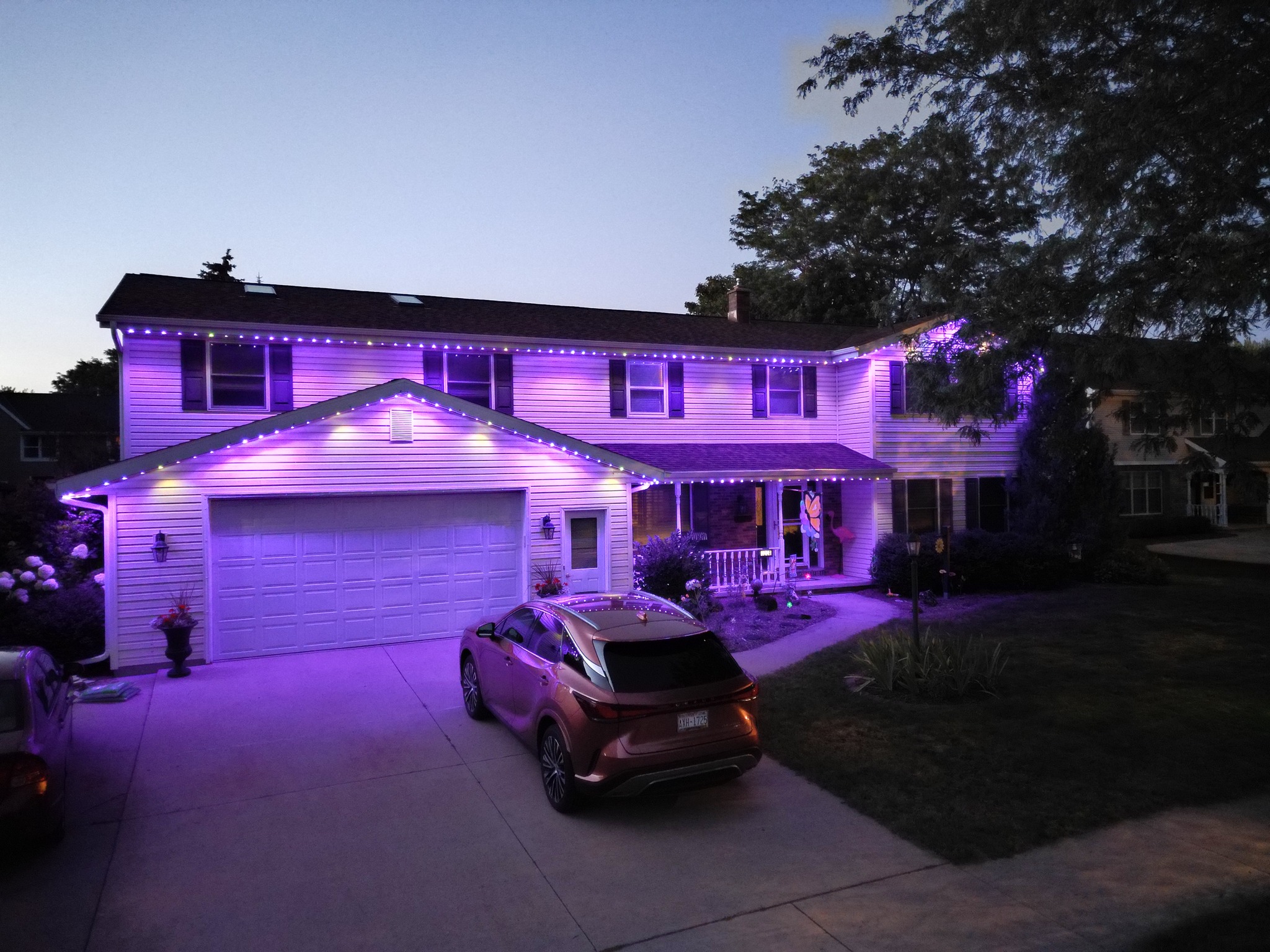 Northern Lights - Exterior Lighting Facebook ad: Want your home to look like this year-round…