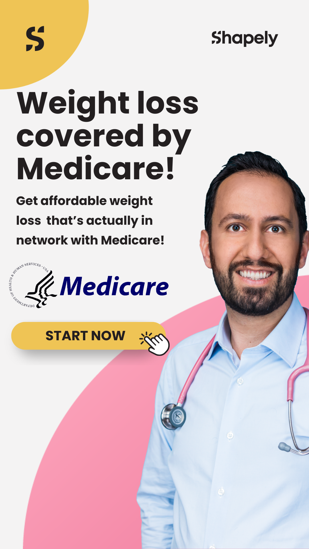 Get Shapely Facebook ad: Senior Weight Loss With Medicare, Free Check