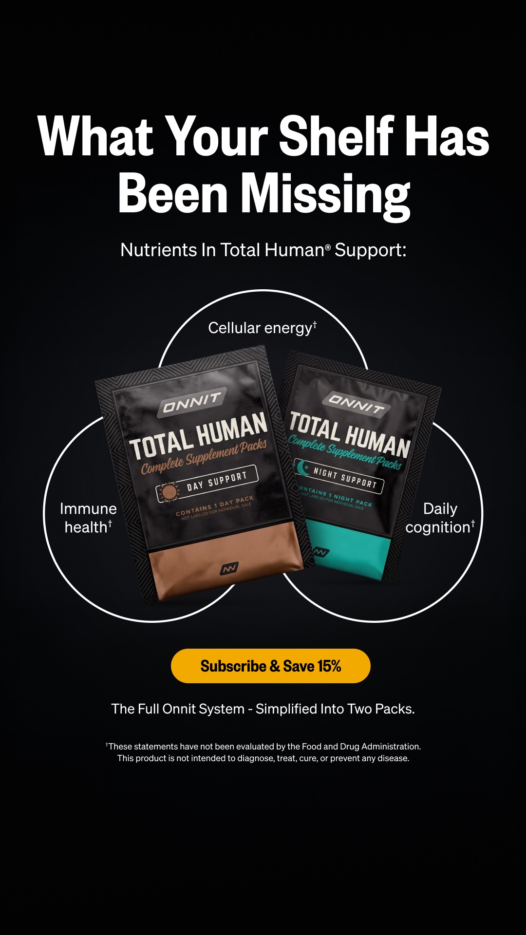 Onnit Facebook ad