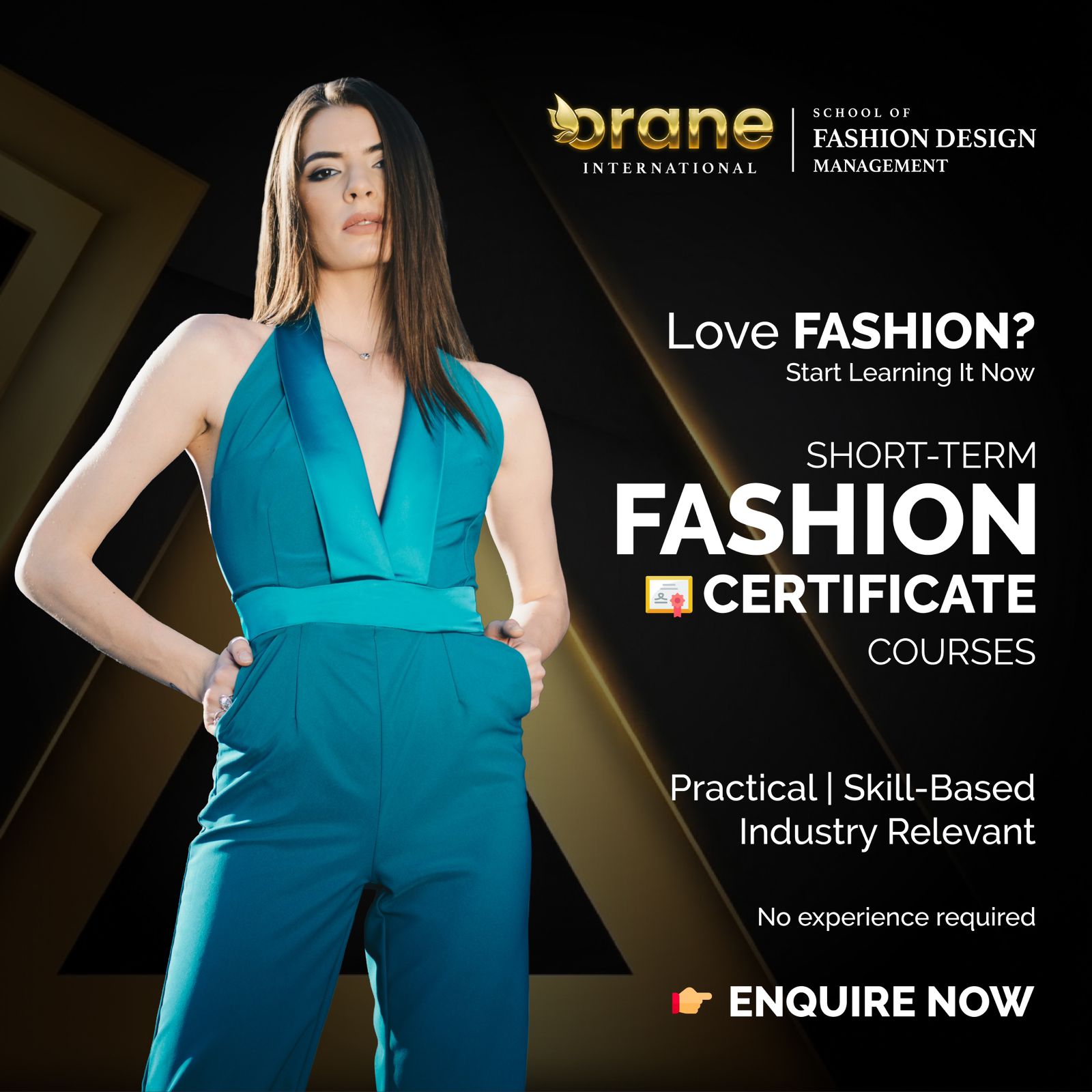 Orane FDM Facebook ad: Apply For Fashion Courses After 10th or 12th