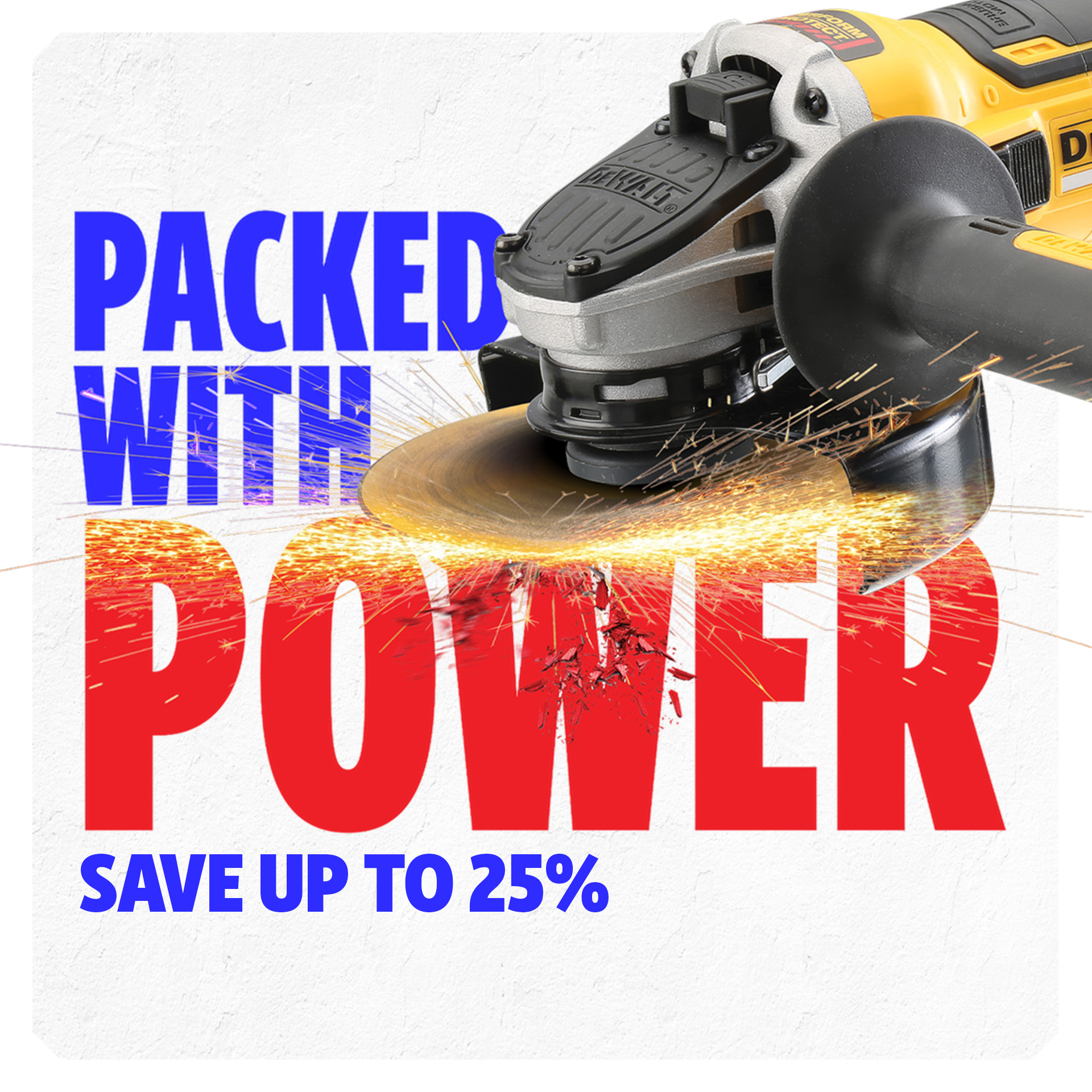 Screwfix Ireland Facebook ad: Packed with Power