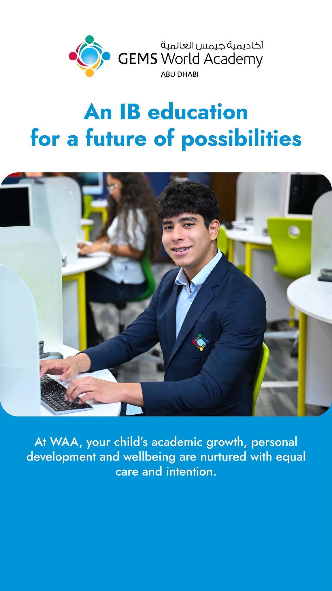 GEMS World Academy - Abu Dhabi Facebook ad from Apr 23, 2026