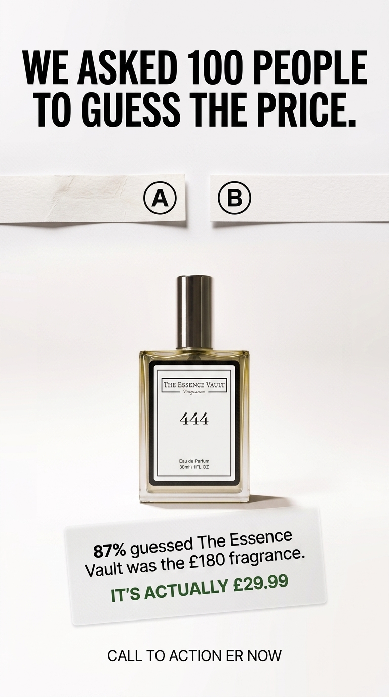The Essence Vault Facebook ad