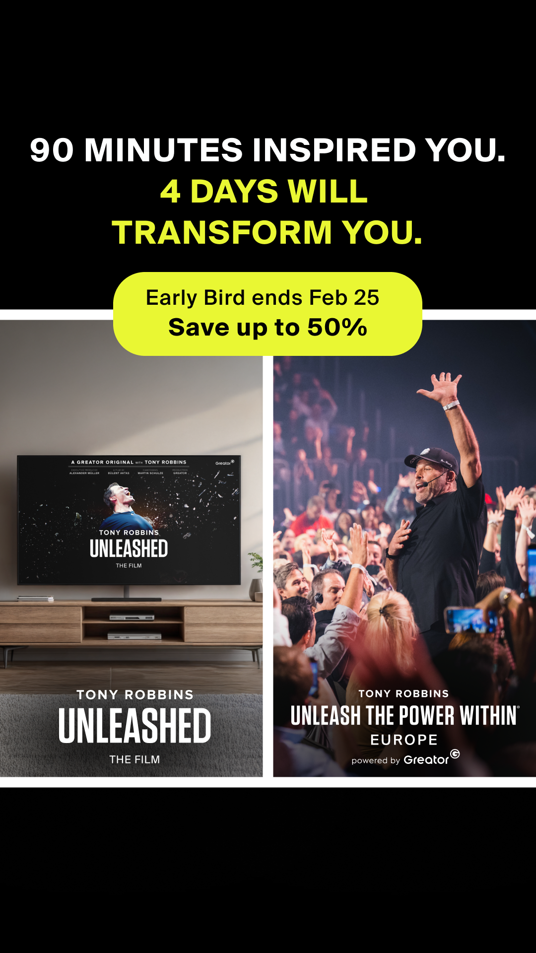 Greator Facebook ad