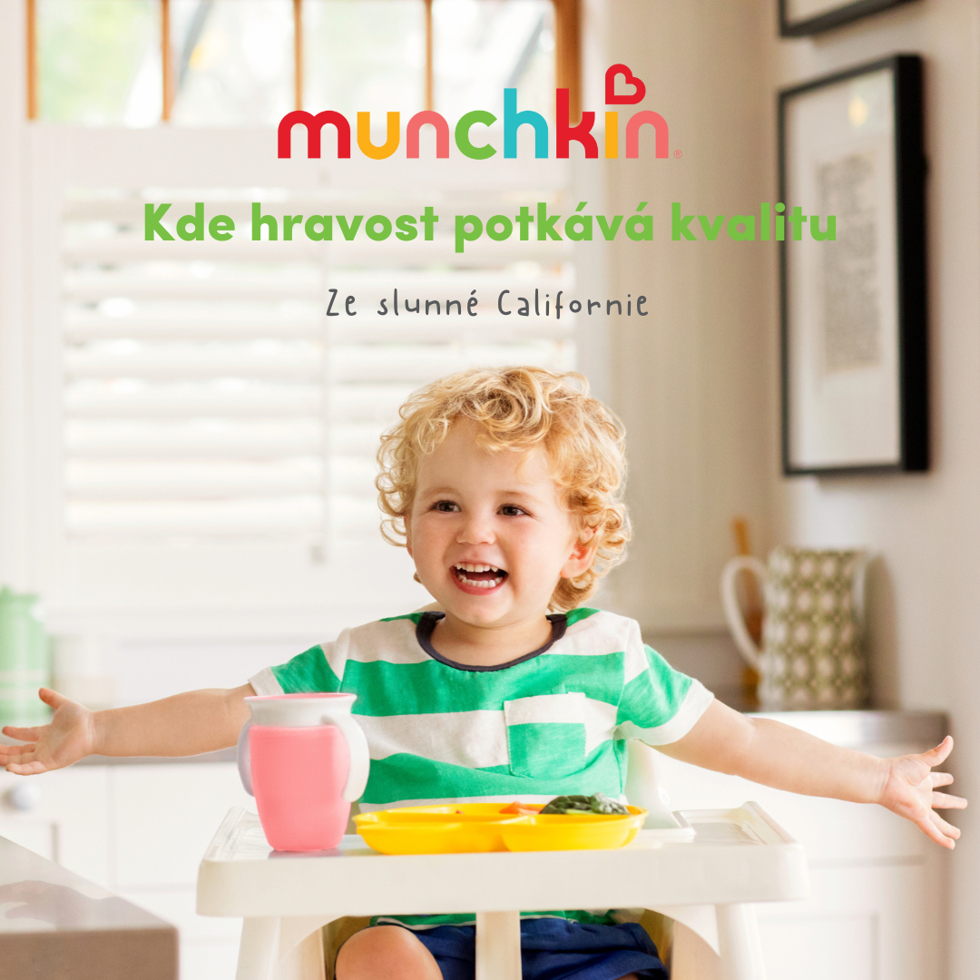 Happy Batole Facebook ad: Objevte svět Munchkin, hrnečky Miracle 360° pro pití…