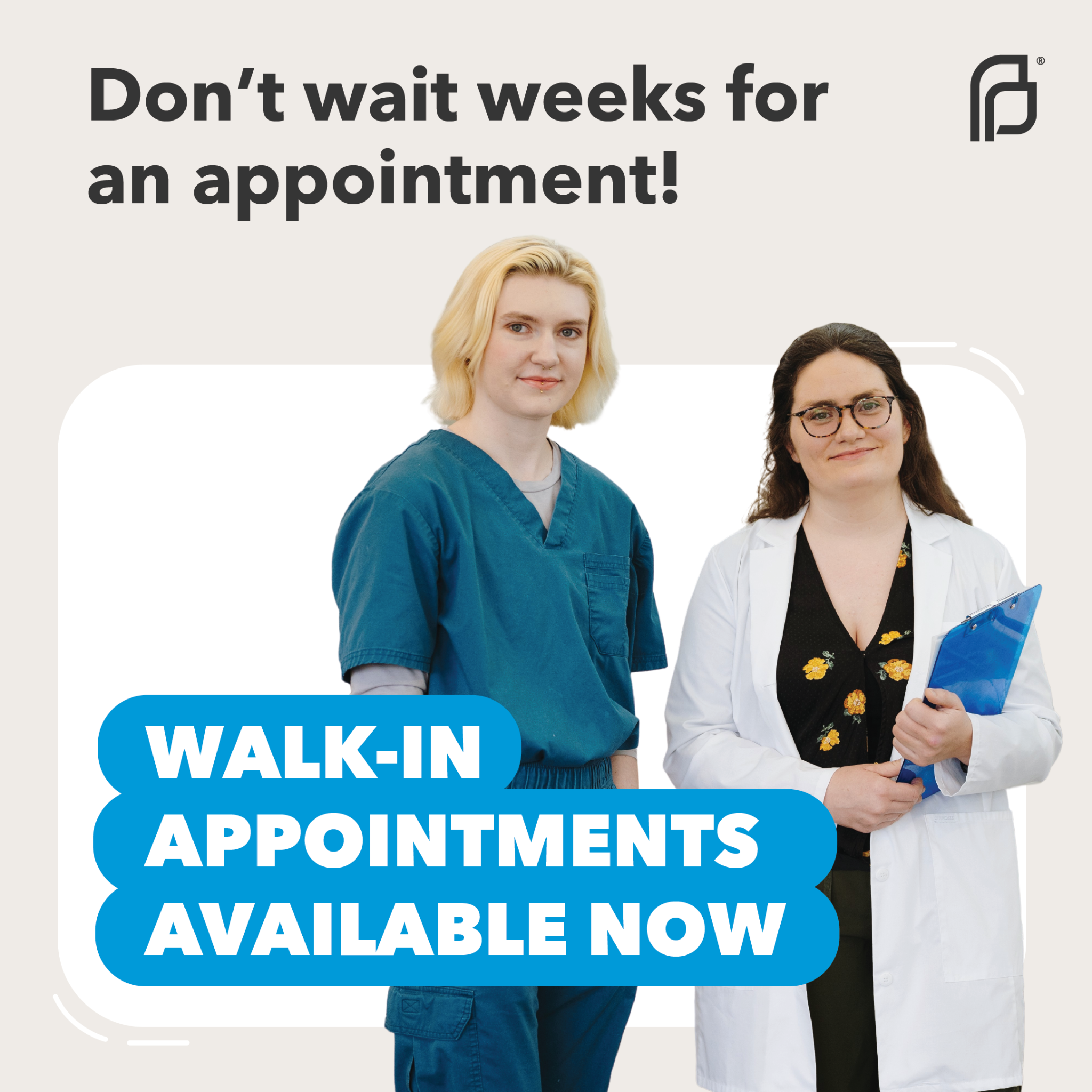 Planned Parenthood Columbia Willamette Facebook ad: Walk-ins and prescription pick-up is available today ……