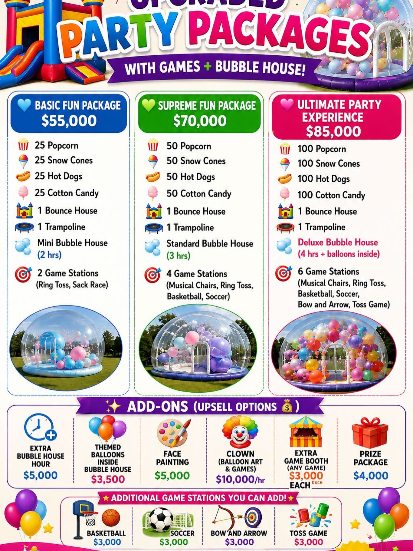 Events by Fancy Desires Decor Facebook ad