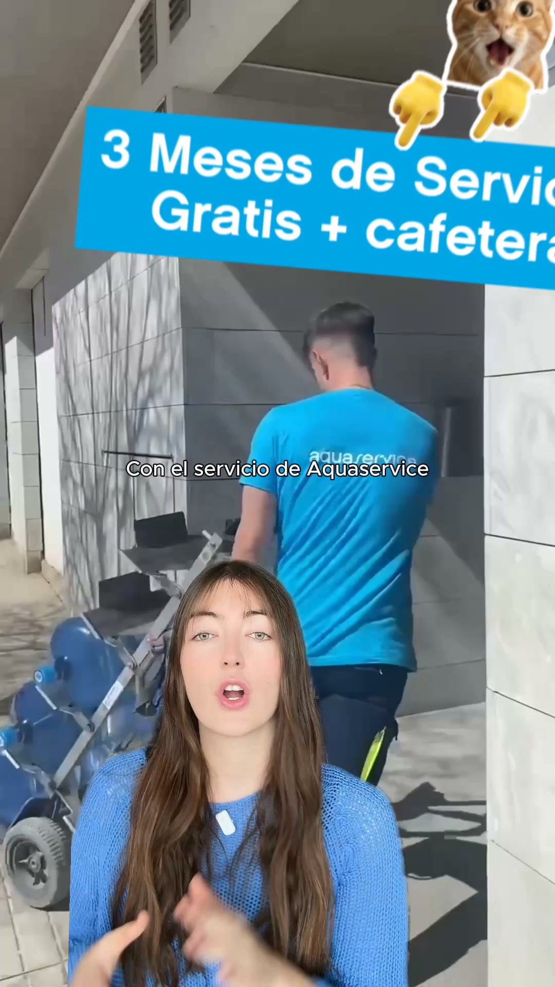 Aquaservice Facebook ad: Agua fría siempre disponible