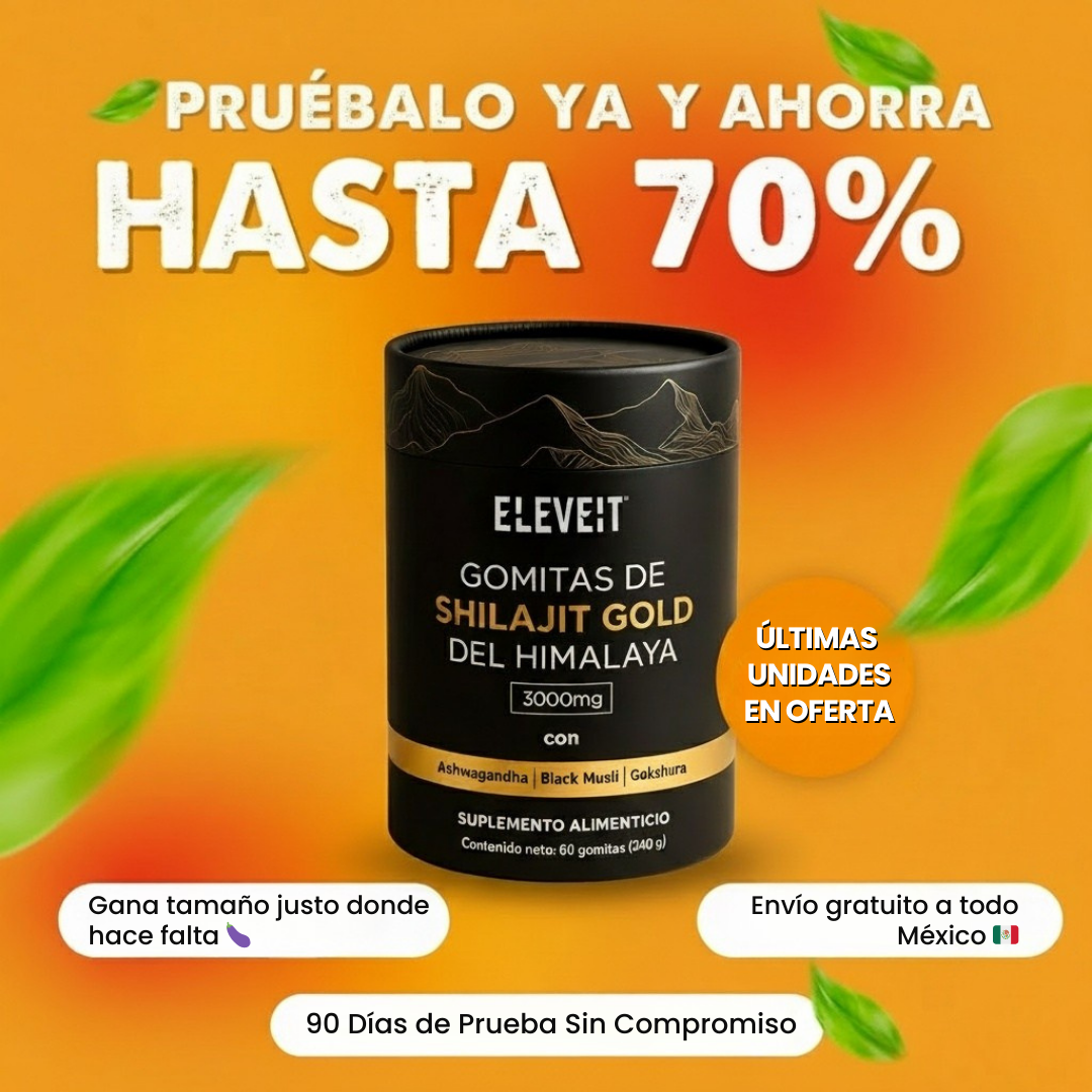 Eleveit MX Facebook ad: Energía Natural en Cada Gomita
