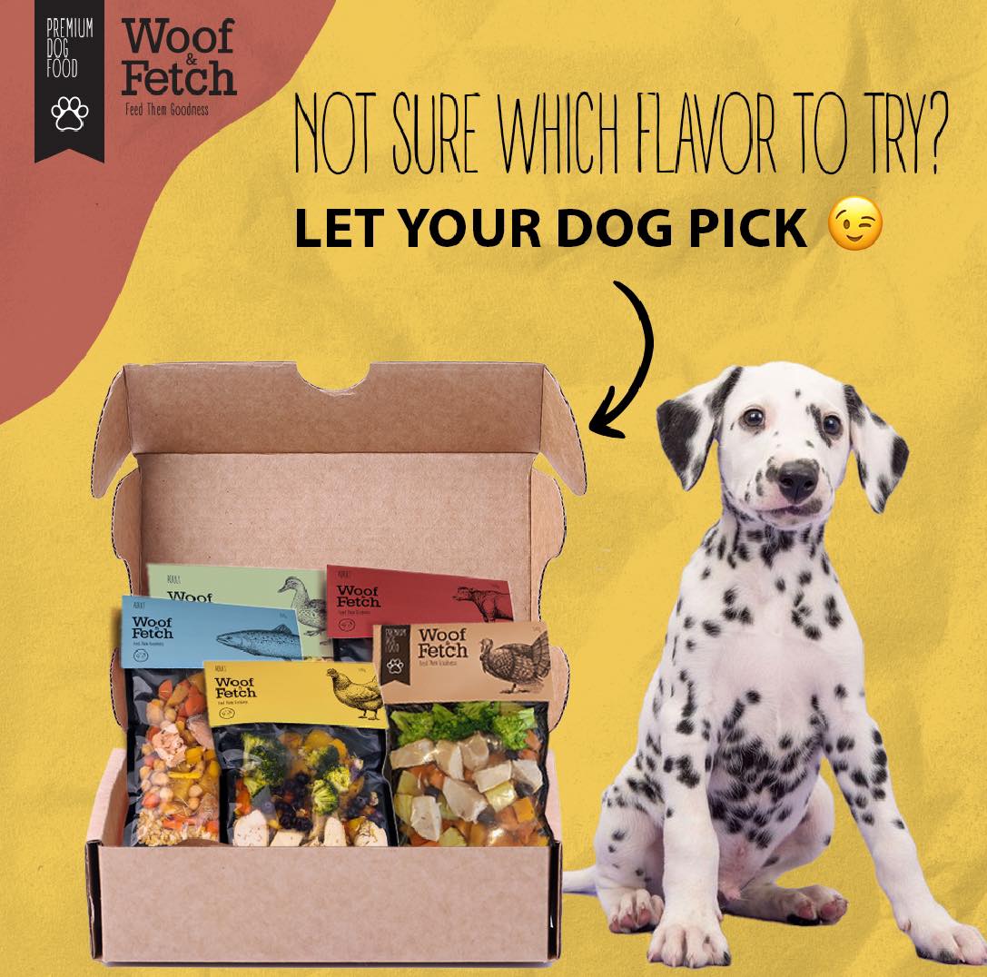 Woof & Fetch Facebook ad