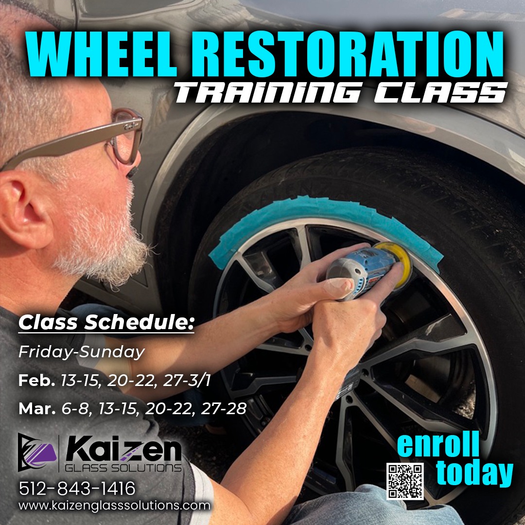 Kaizen Glass Solutions Facebook ad: Wheel Restoration Training Class | Kaizen Glass