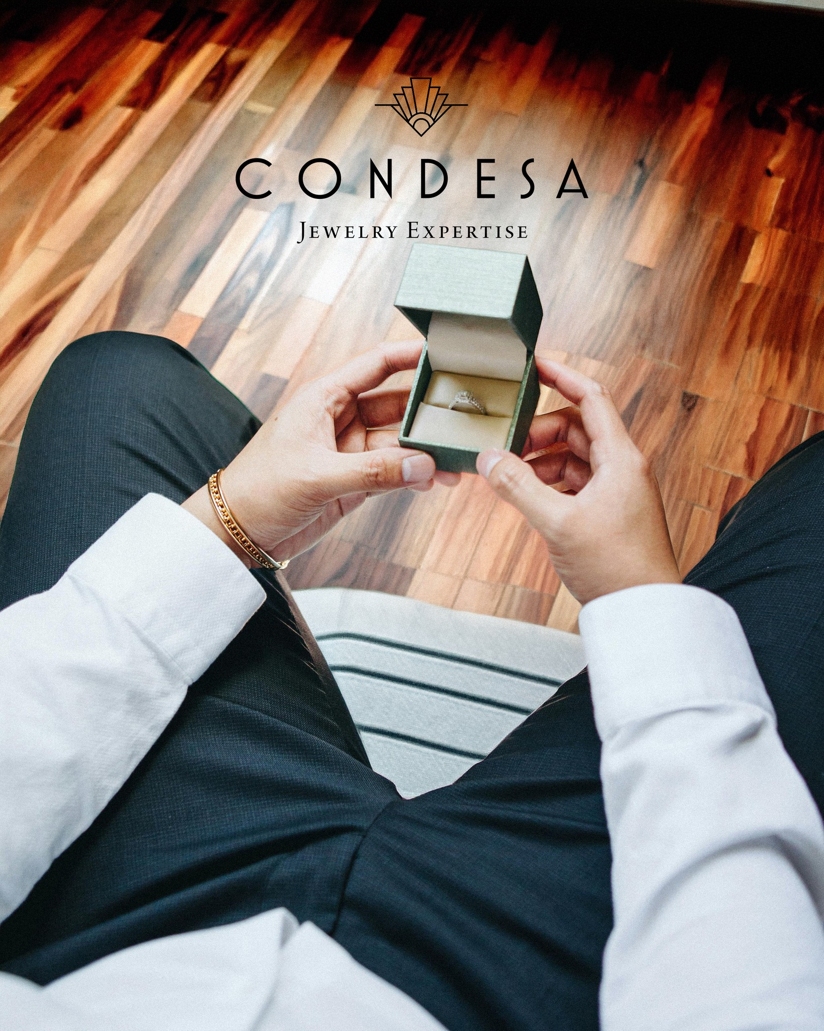 Condesa Jewelry Expertise Facebook ad: The men who choose Custom over retail do…