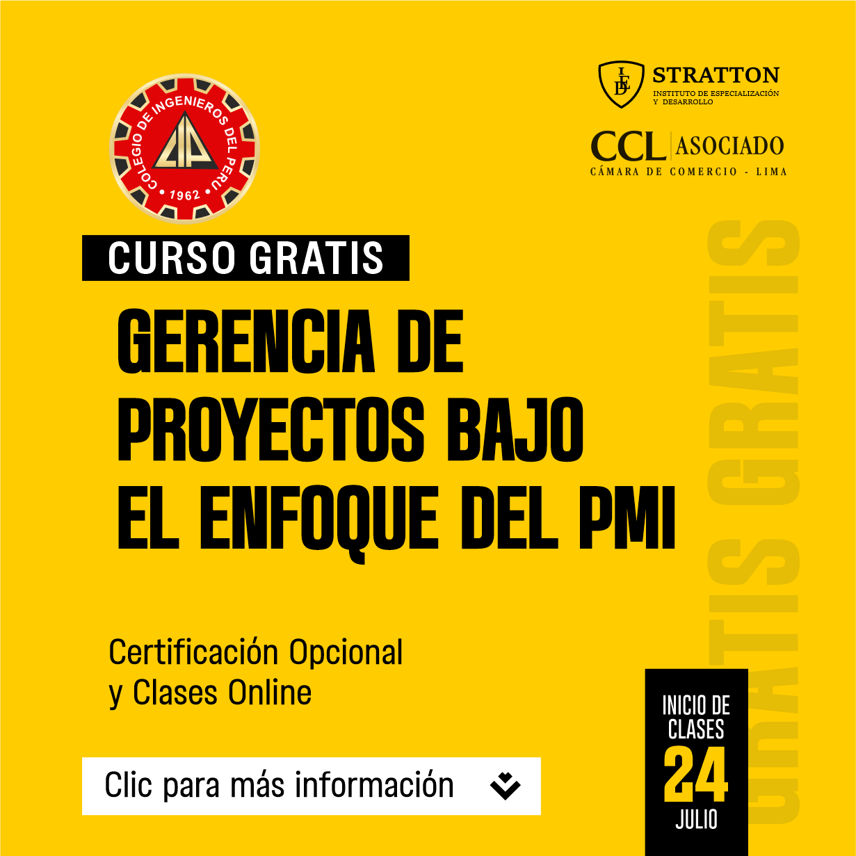 Stratton IED - Instituto de Especialización y Desarrollo Facebook ad: Vacantes Limitadas
