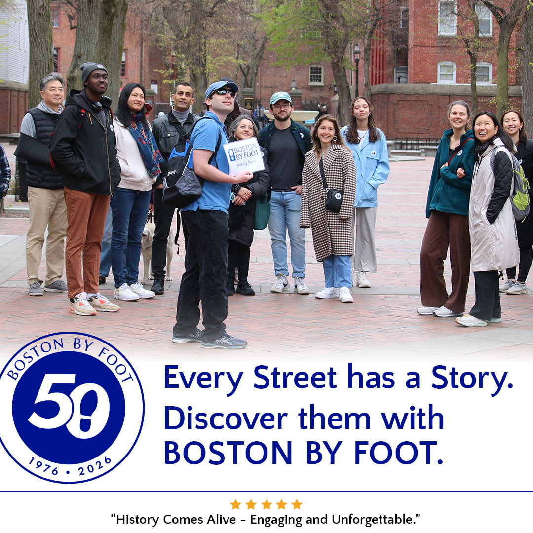 Boston By Foot Facebook ad: Boston's Favorite Walking Tours