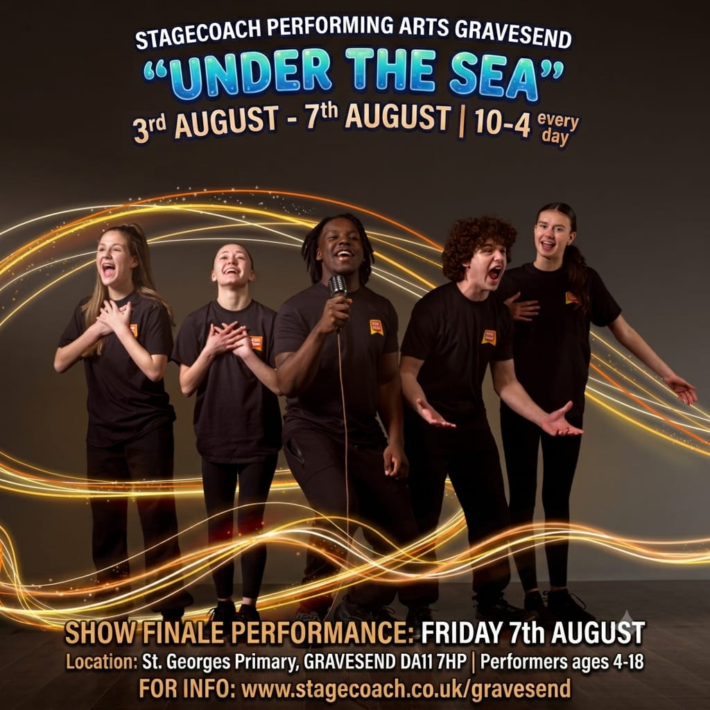 Stagecoach Performing Arts Gravesend Facebook ad: Show in a Week