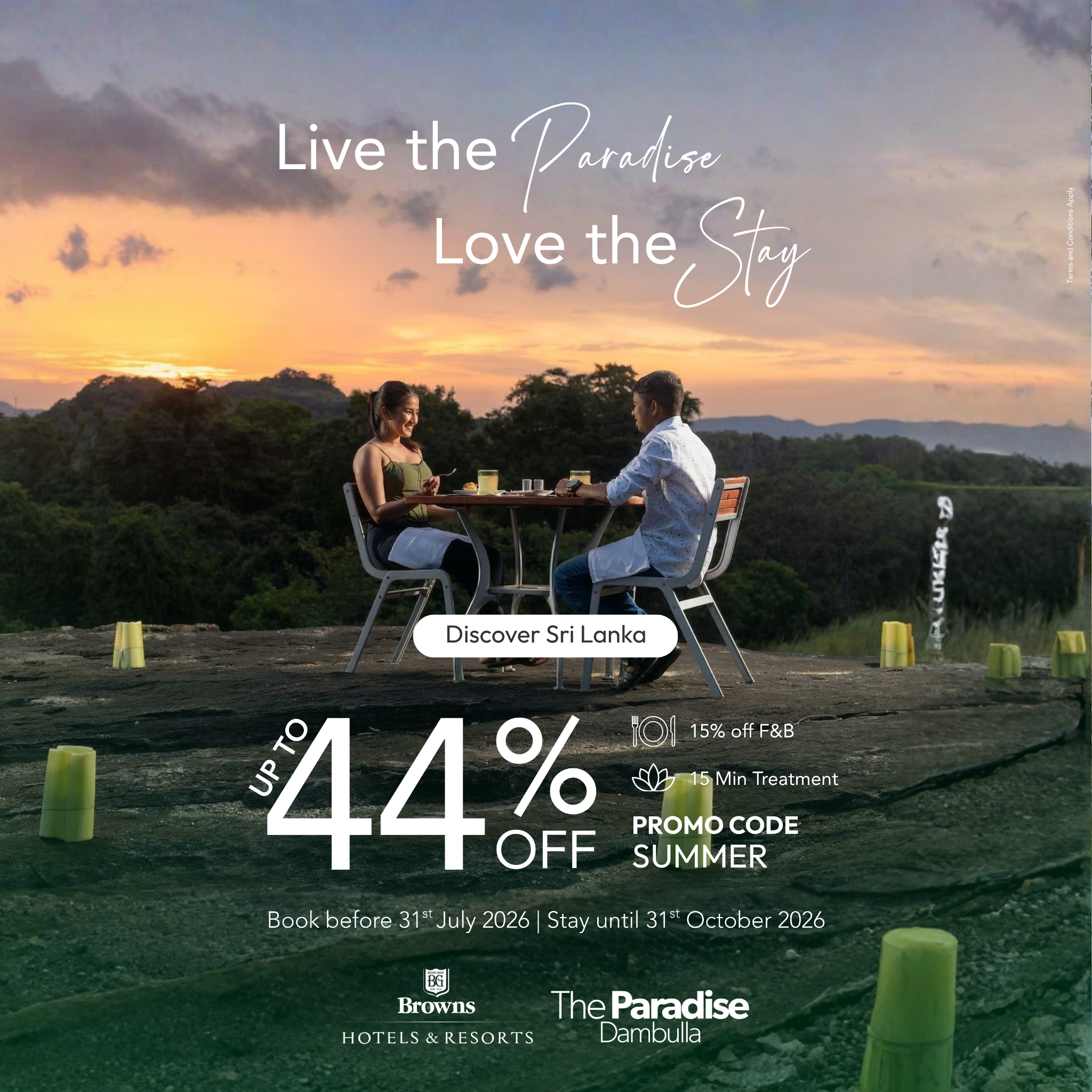 Browns Hotels & Resorts Facebook ad