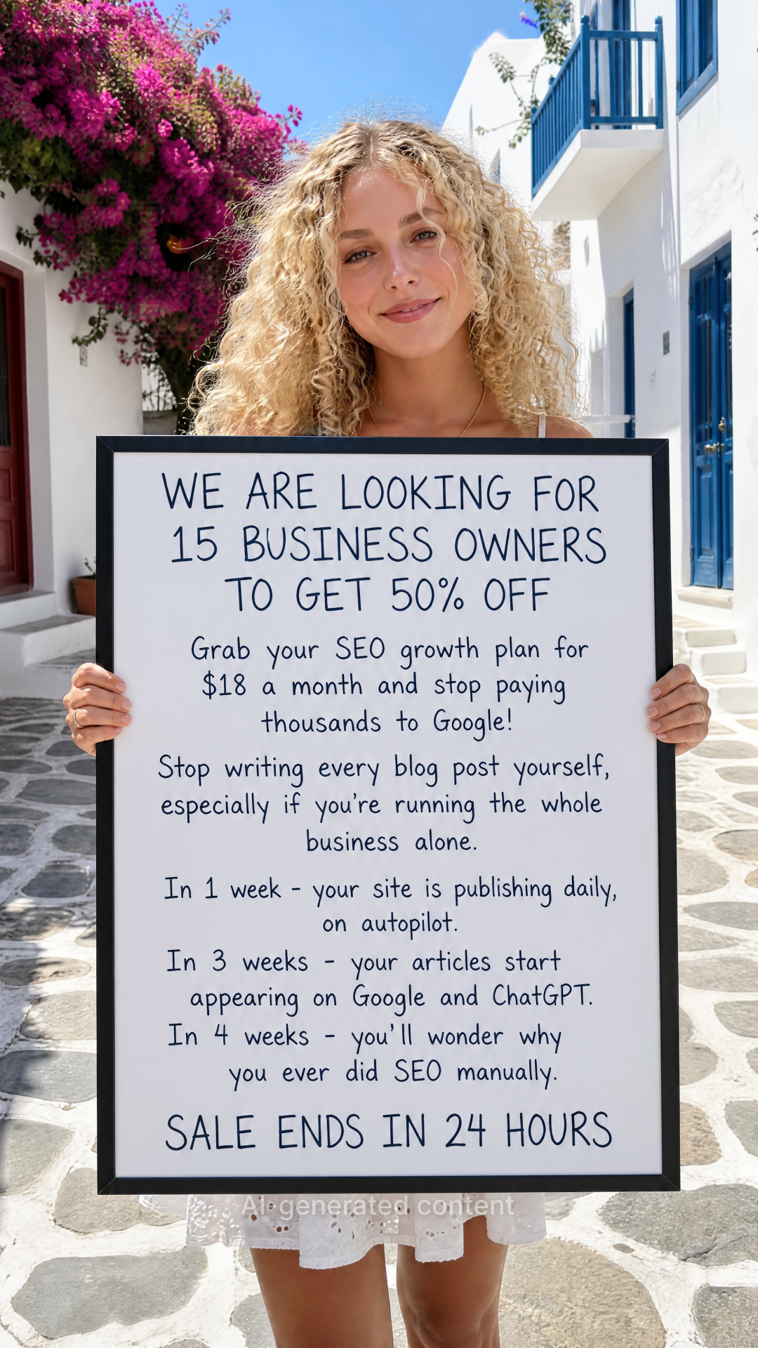 Soro SEO Facebook ad: Rank #1 on Google