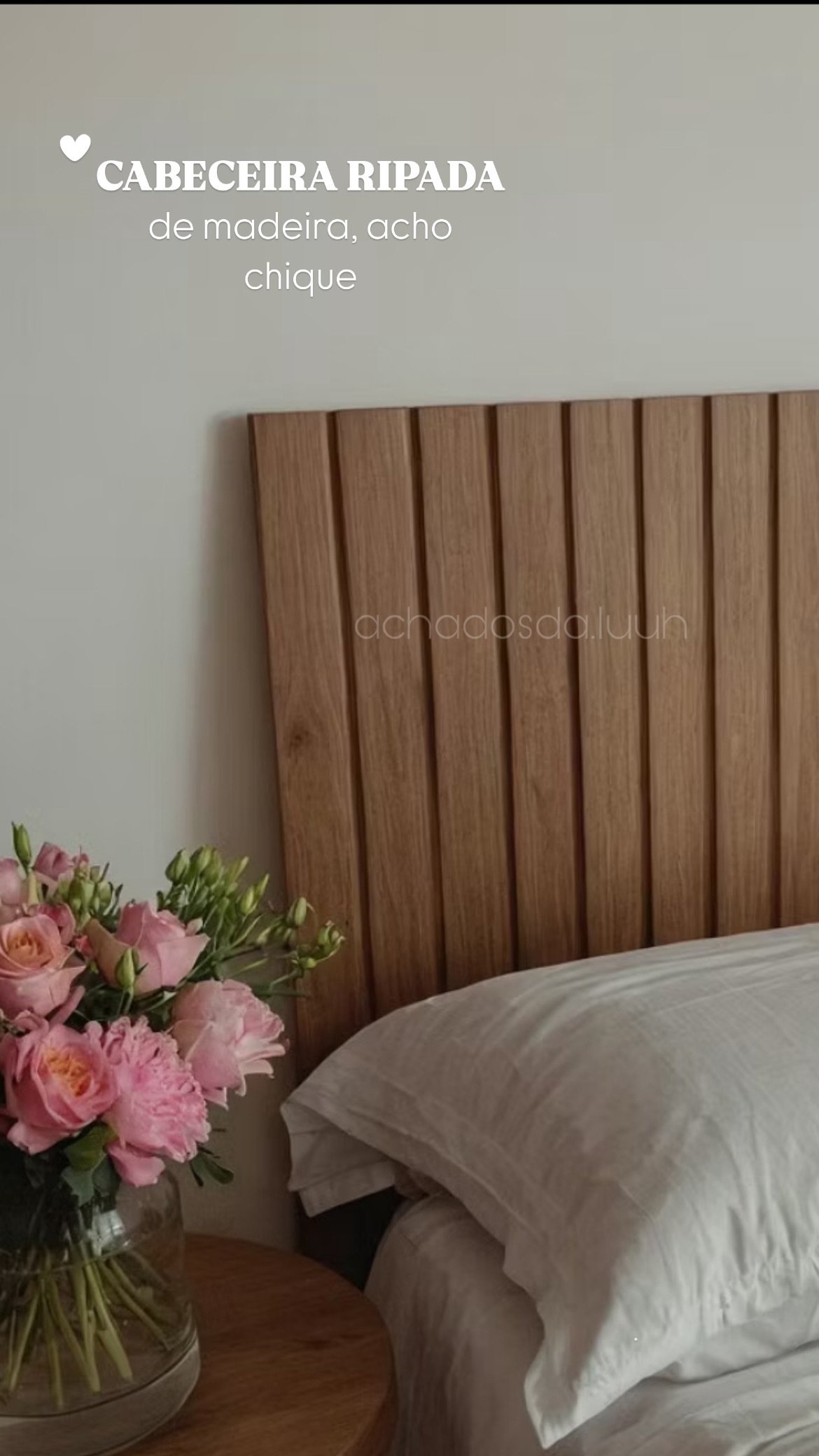 Lar 202 Facebook ad: Cabeceira Painel Ripado MDF 45x11cm Cama Box Casal - 10…