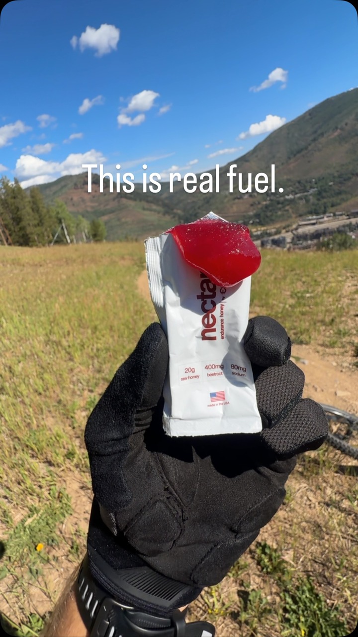 Codenutra Facebook ad: Whether you’re chasing a marathon PR, mountain biking…