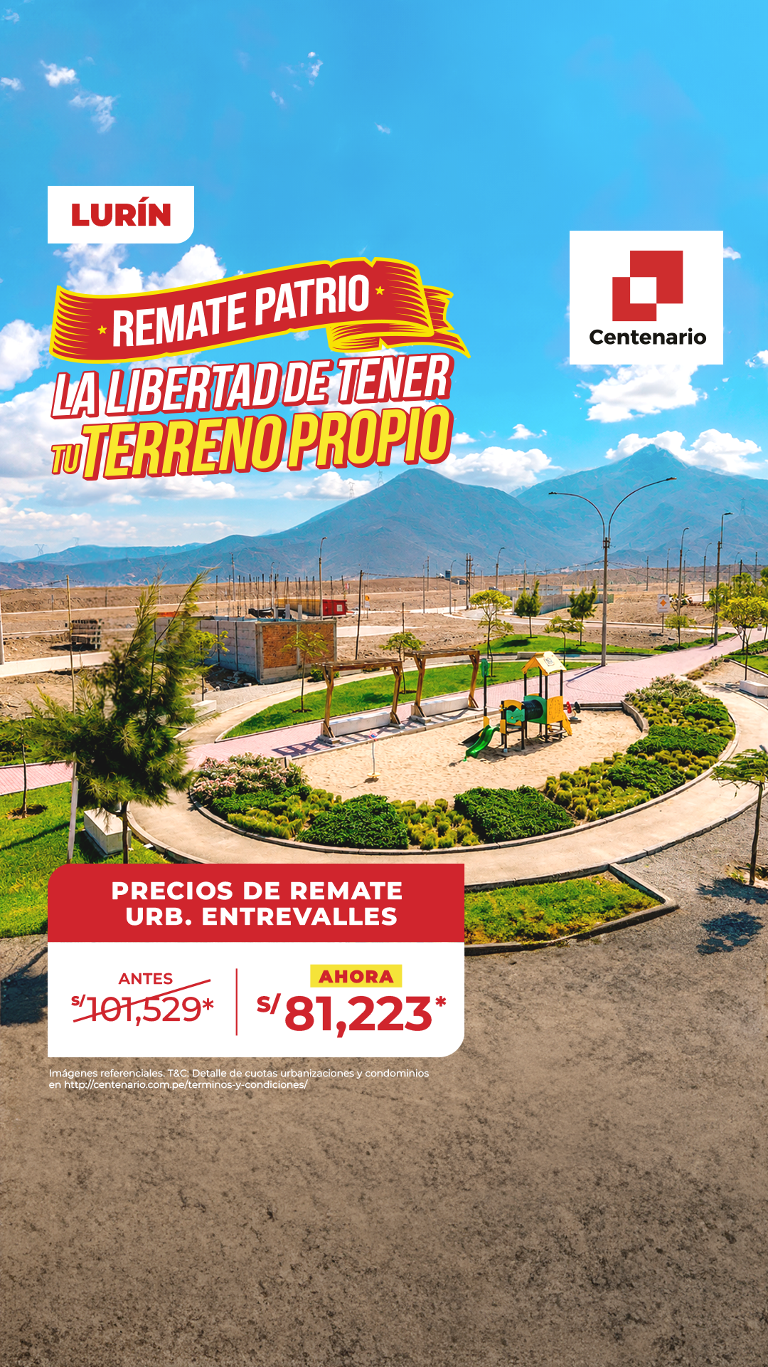 Centenario Urbanizaciones Facebook ad