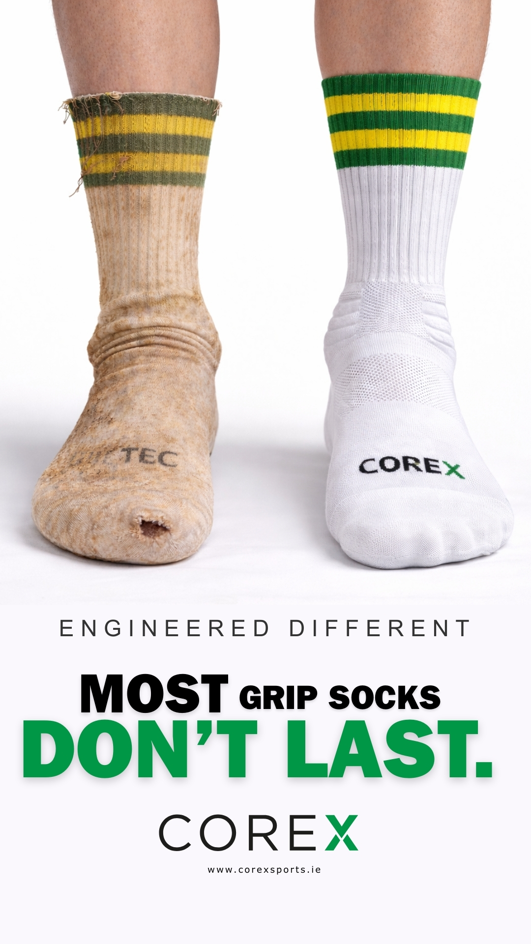 CoreX Sports Facebook ad from Apr 23, 2026