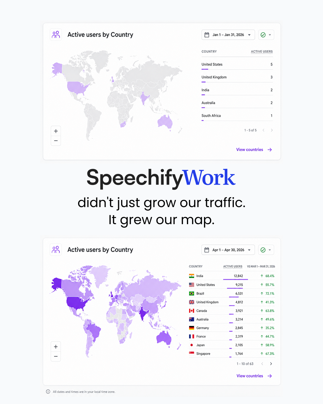 Speechify Work Facebook ad