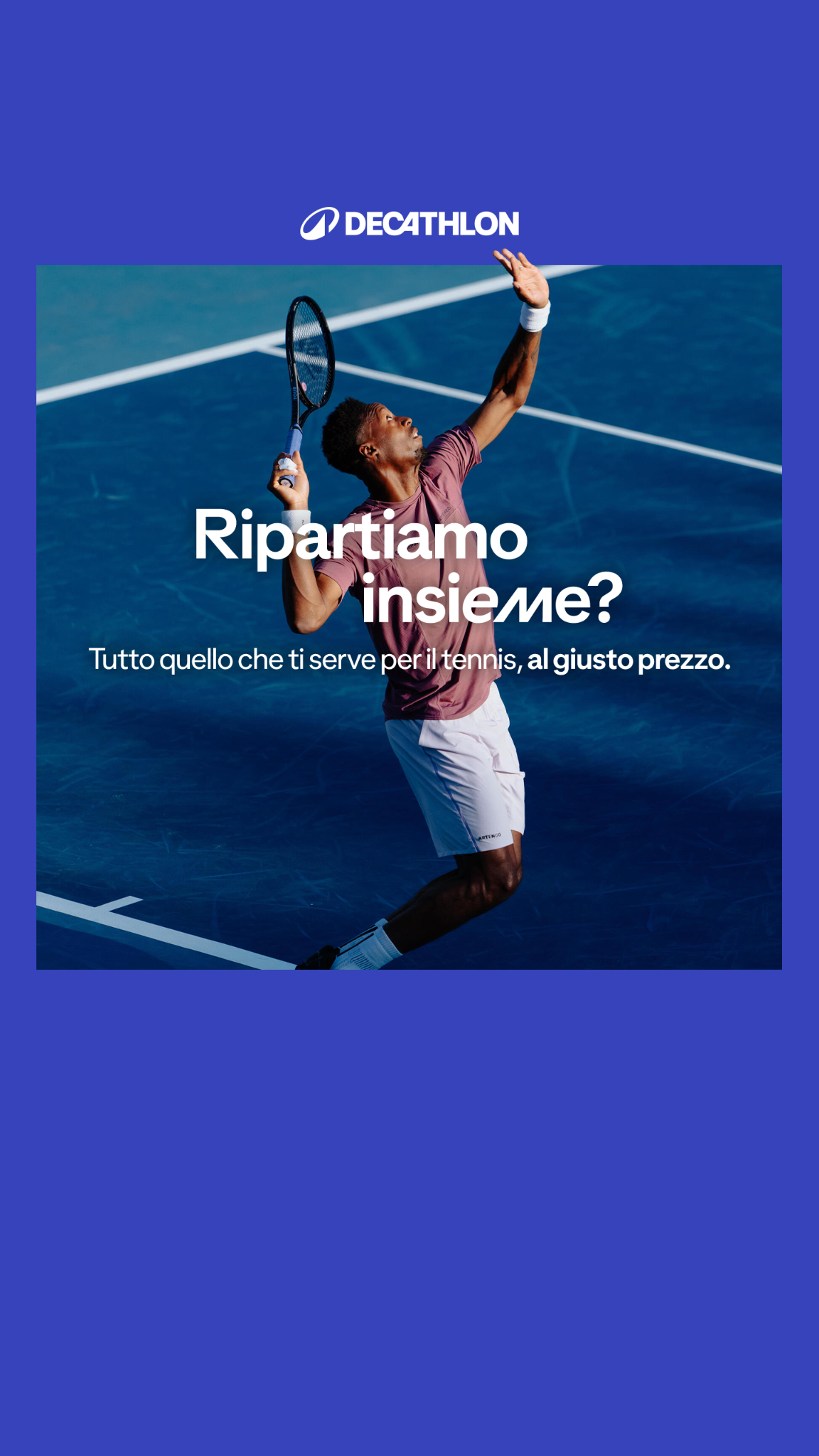 Decathlon Italia Facebook ad from Sep 14, 2026