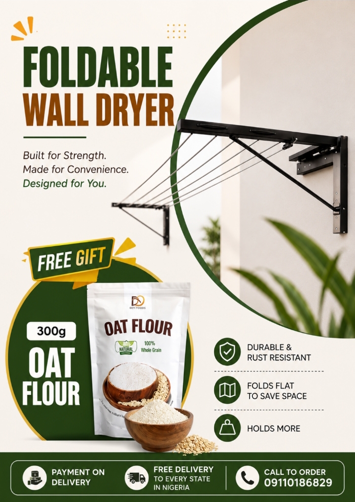 Smart Home Essentials Facebook ad: Enjoy More Drying Space.