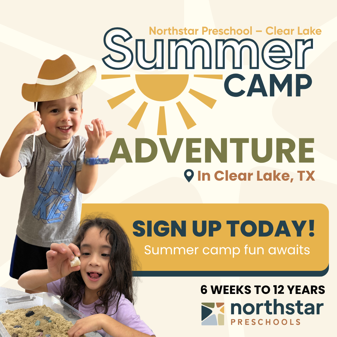 Northstar Preschool at Clear Lake Facebook ad: Summer Fun & Learning at Northstar Preschool!